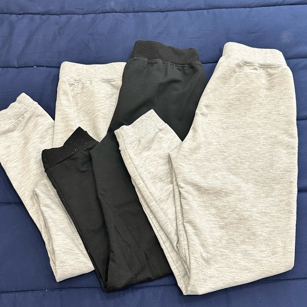 Bundle of Tela Kids Black and Gray Sweatpants Set